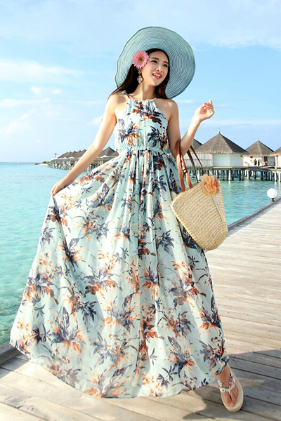 波西米亚风格长裙女装浪漫与自由的小资情调- 京东