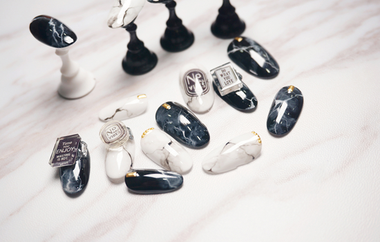 大理石纹美甲教程水墨大理石纹的做法- 京东