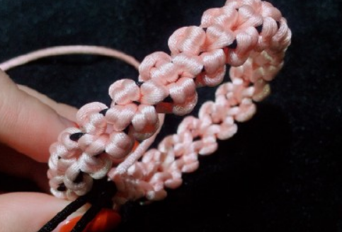 桃花手链怎么编桃花手链编法教程图分享- 京东