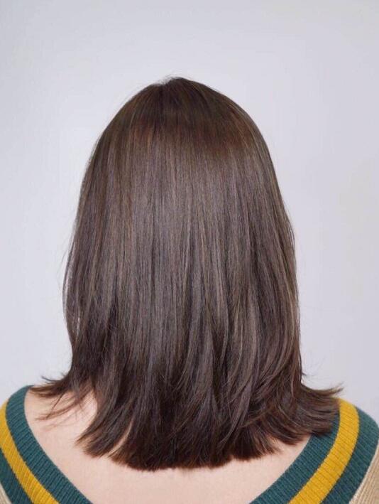 黑茶色头发图片黑茶色适合什么肤色- 京东