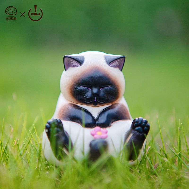 lamtoys&不二马大叔空想造物盯裆猫盲盒迷你潮玩手办汽车摆件现货