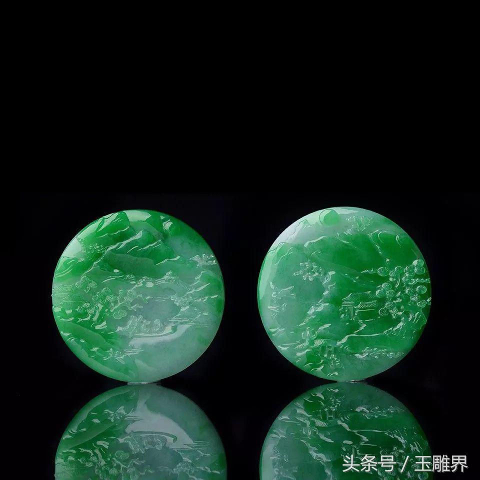 玉牌雕刻山水图案大全(玉牌雕刻山水什么寓意)