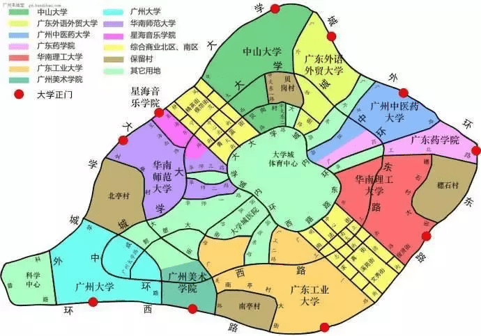 广州大学城的地址是什么(广州大学城在广州哪个区)