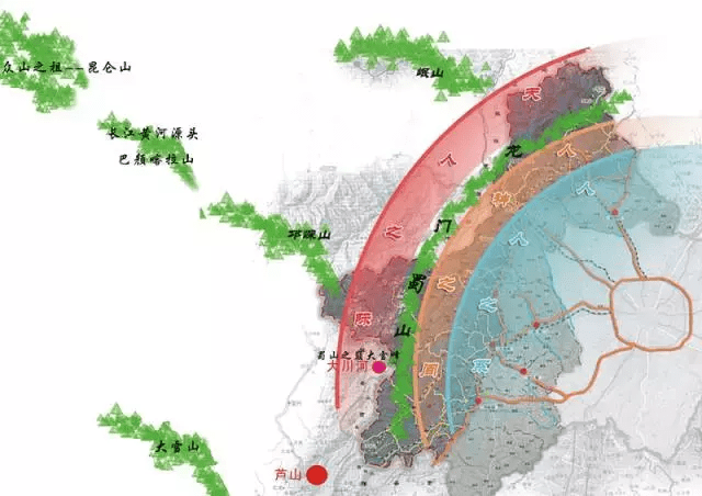 龙门山风景区地图图片