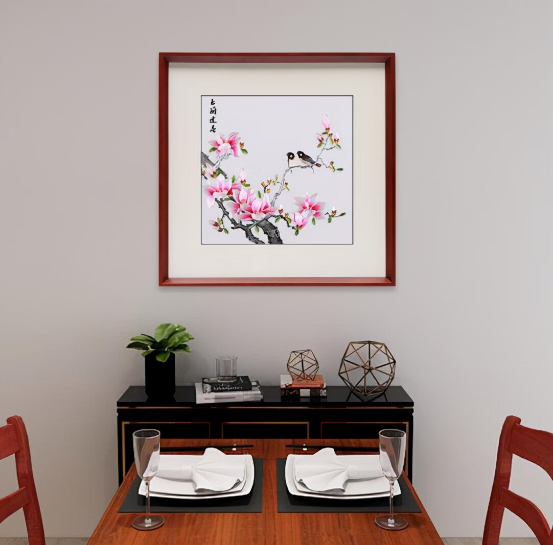 餐厅背景墙挂画风水(餐厅画什么壁画有助风水)