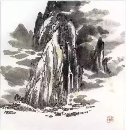 烟雾山水画(山水画风水有什么讲究)