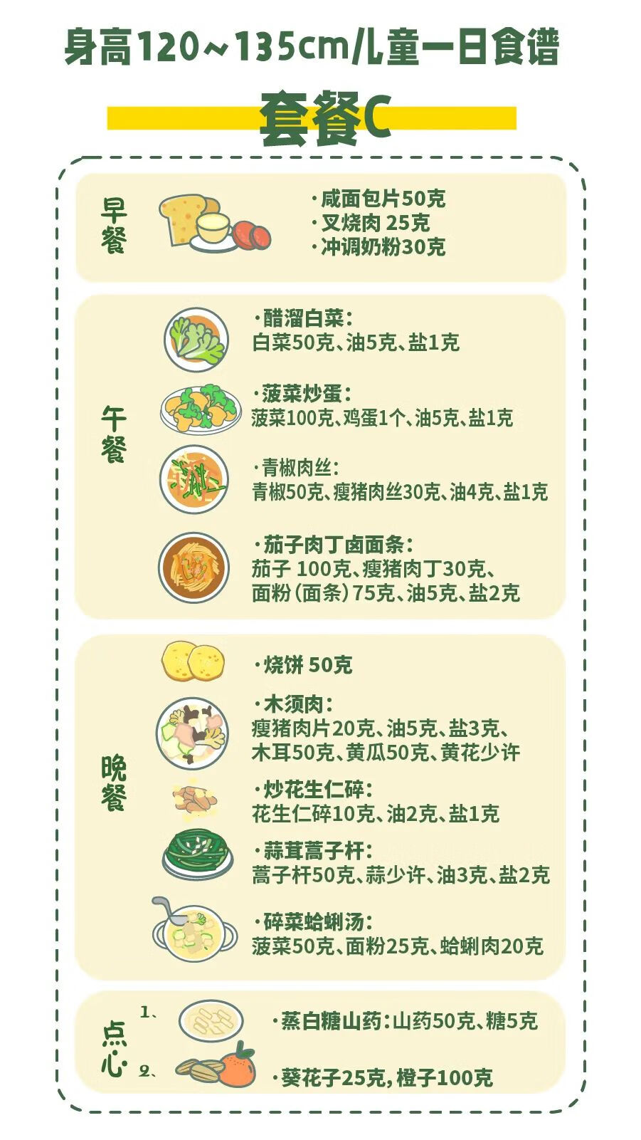 7岁儿童长高食谱(有助孩子长高的营养食谱)