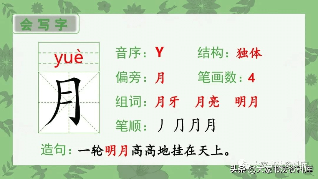 部编版小学语文1—6年级生字PPT课件