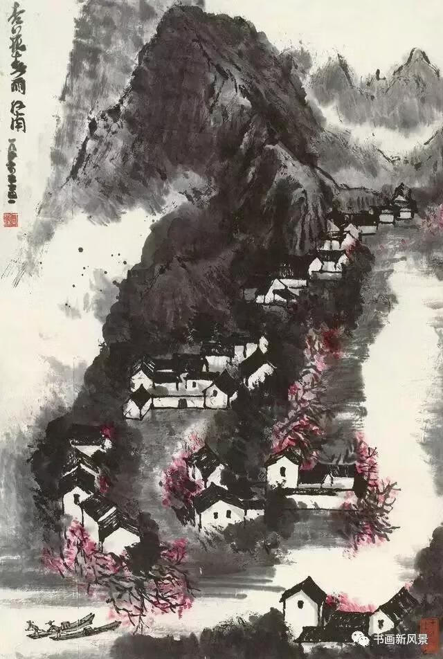 江南风水墨画