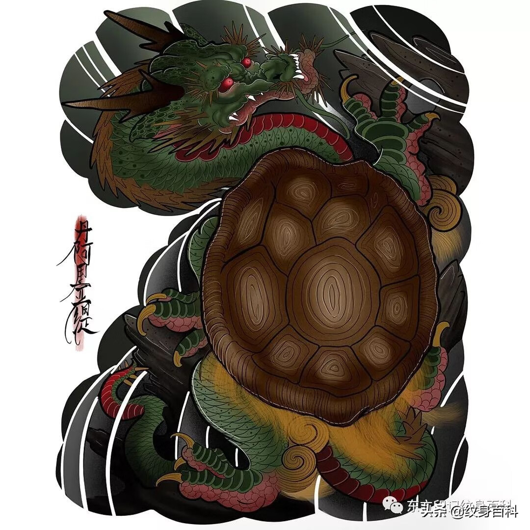 半甲纹身是哪里(山水半甲纹身)