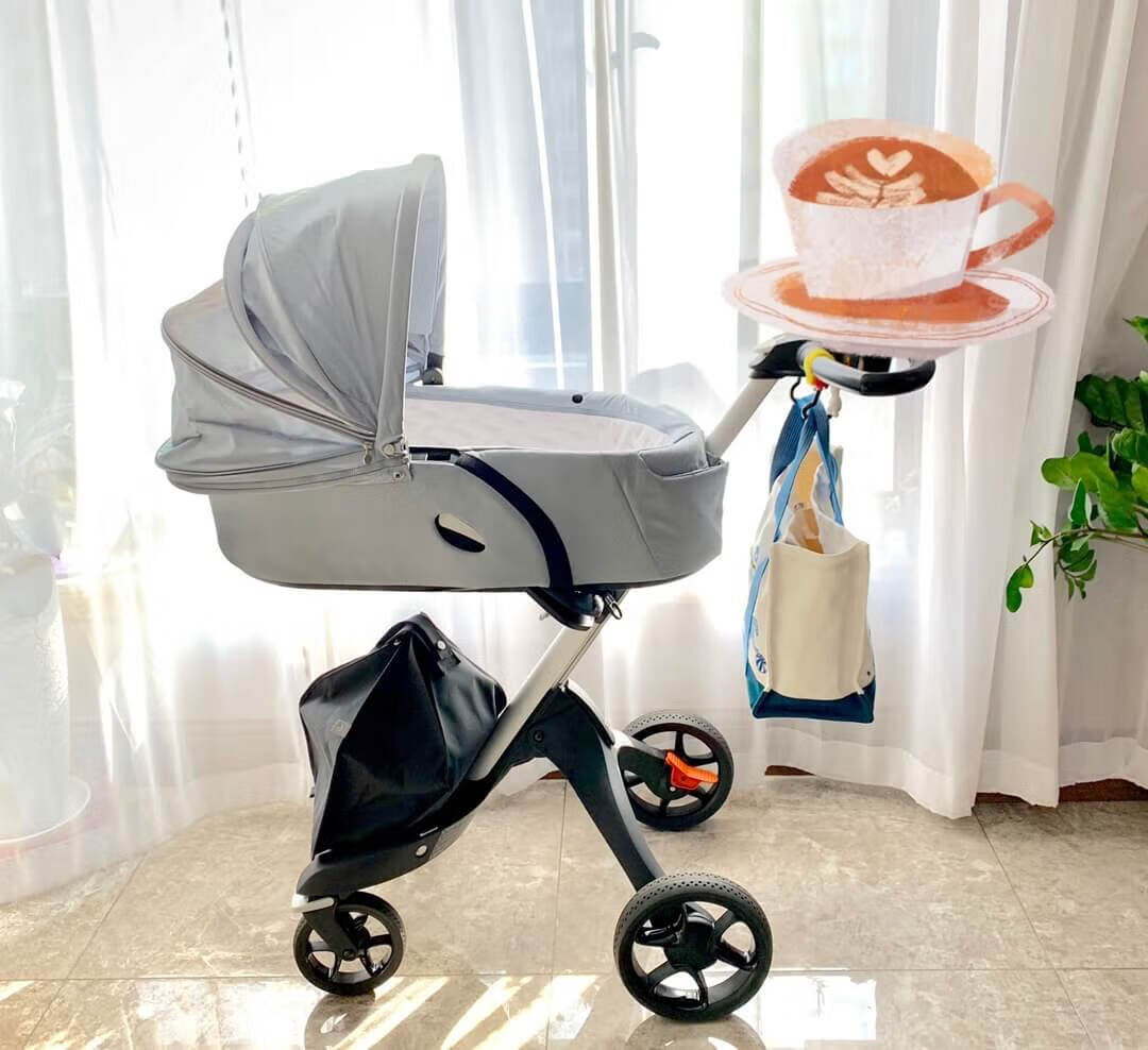 婴儿小车四轮手推车(婴儿推车八个轮子和四个轮子)