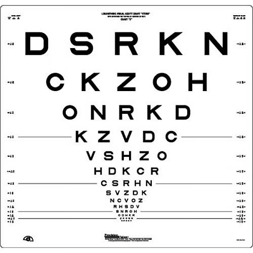 标准视力表尺寸(正规的视力表)
