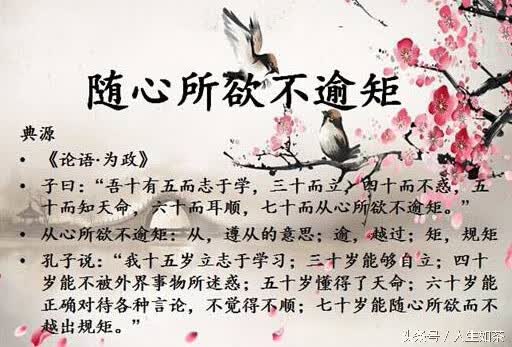 随心所欲不逾矩随心所欲不逾矩