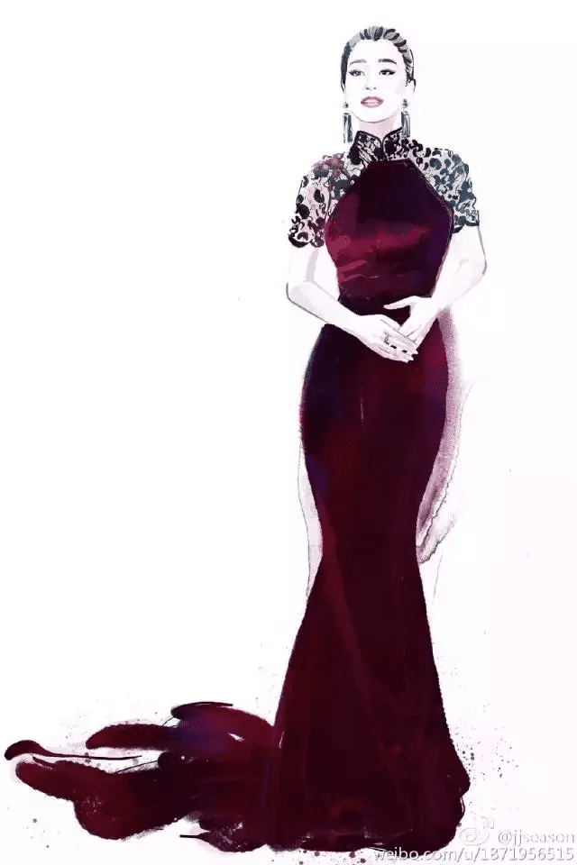 水墨山水旗袍(水墨旗袍)