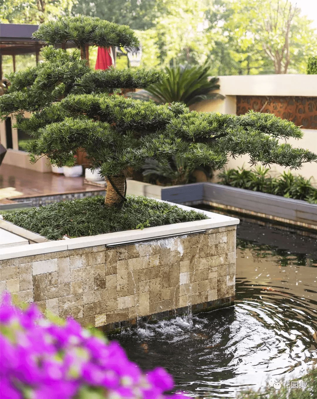 花園水景風水(庭院瀑布水幕系統)