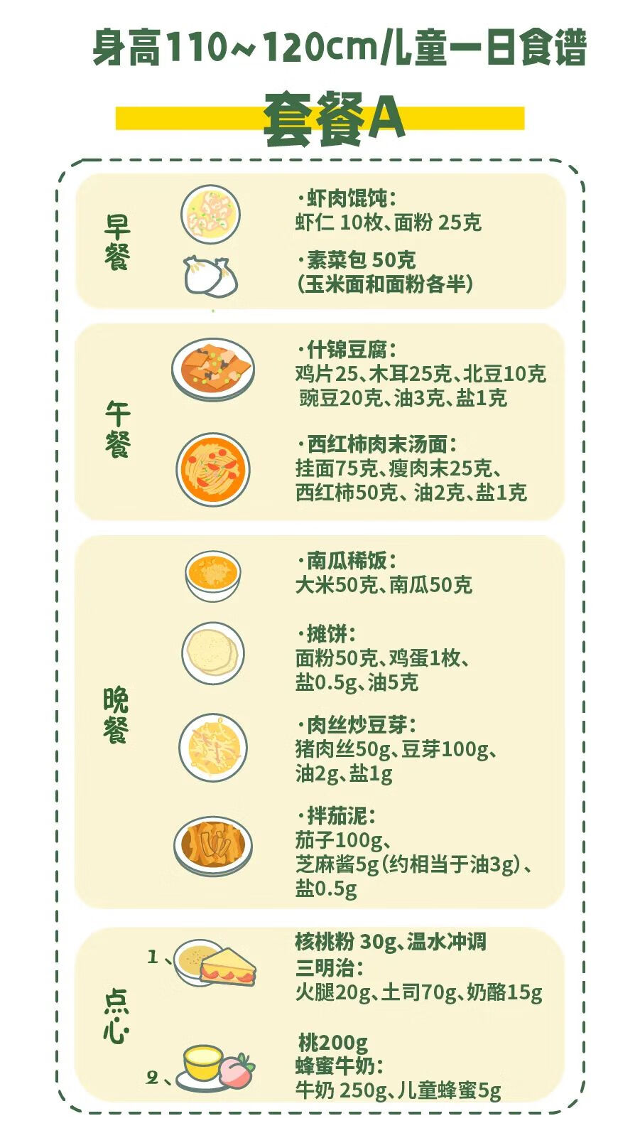 7岁儿童长高食谱(有助孩子长高的营养食谱)
