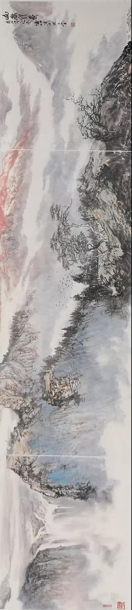 风水国画山水画