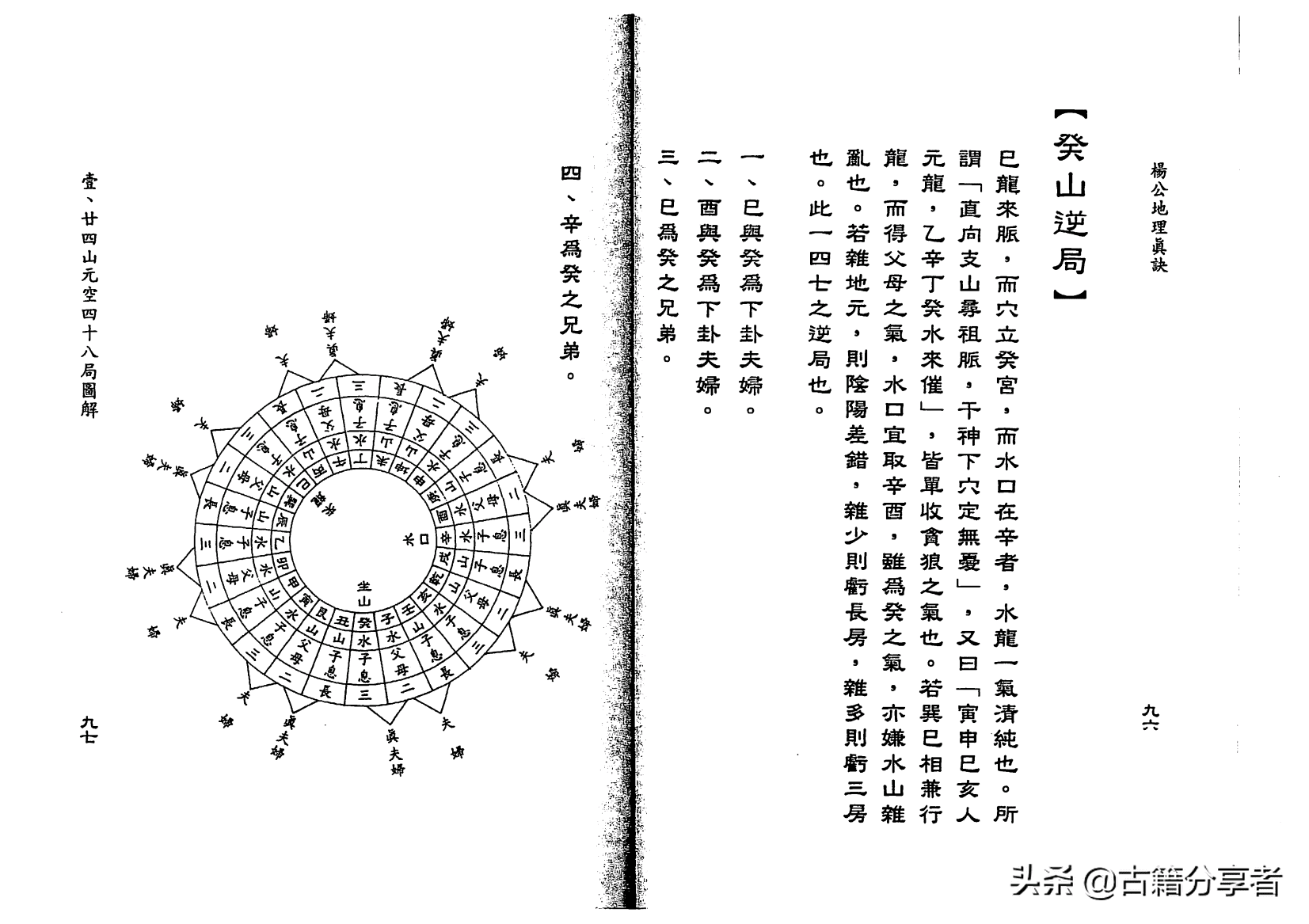 杨公风水掌诀(杨公风水秘诀)