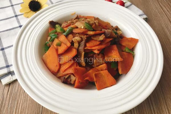 胡萝卜炒肉的家常做法(胡萝卜炒肉怎么炒)
