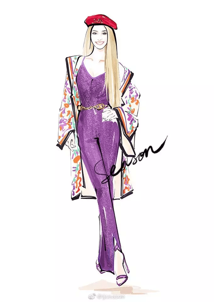 插画师下班回家没事就会不断练习才有现在我们看到的成就华晨宇刘雯