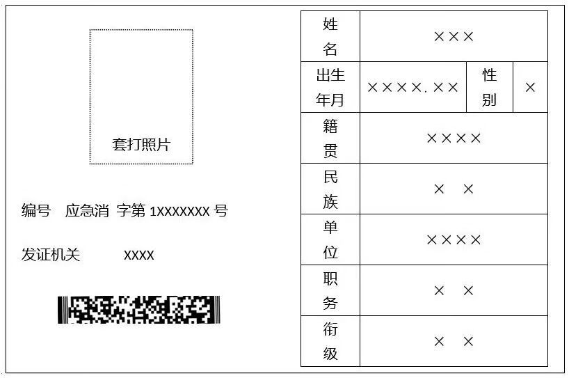 消防员证(消防证)