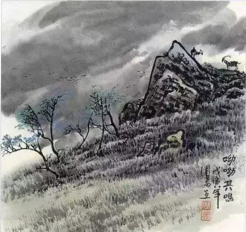 烟雾山水画(山水画风水有什么讲究)