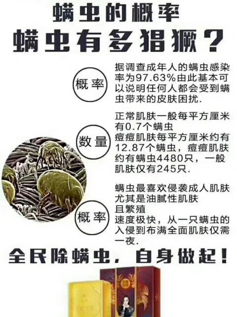 螨虫感染(螨虫图片)