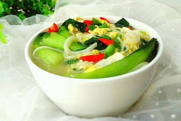 青菜鸡蛋面的做法(青菜鸡蛋面怎么煮好吃又简单)