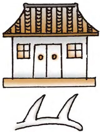 之明堂形状图例分析29住宅的门前如果有三条直路并排如川字向前伸展