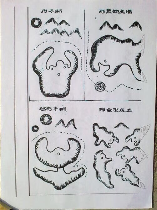 风水马上贵人朝案形图图片