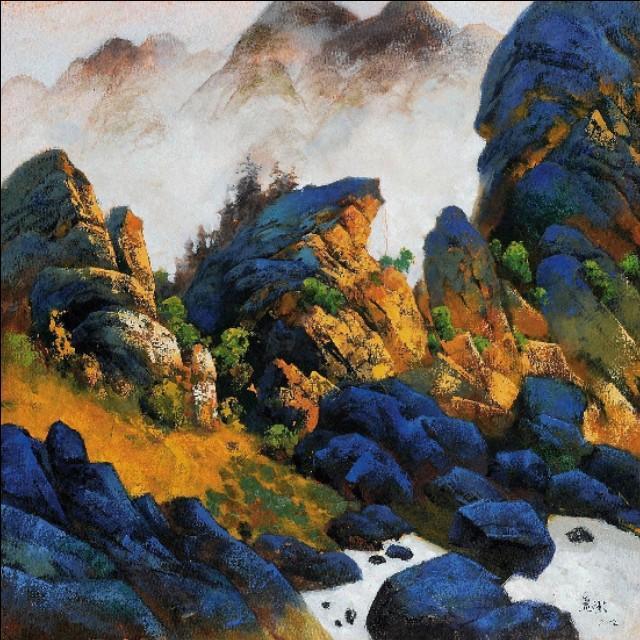 山水画 油画(油画山水画法)