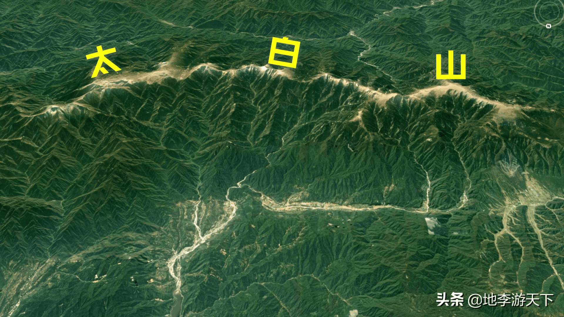 秦岭山脉3d地形图全图图片