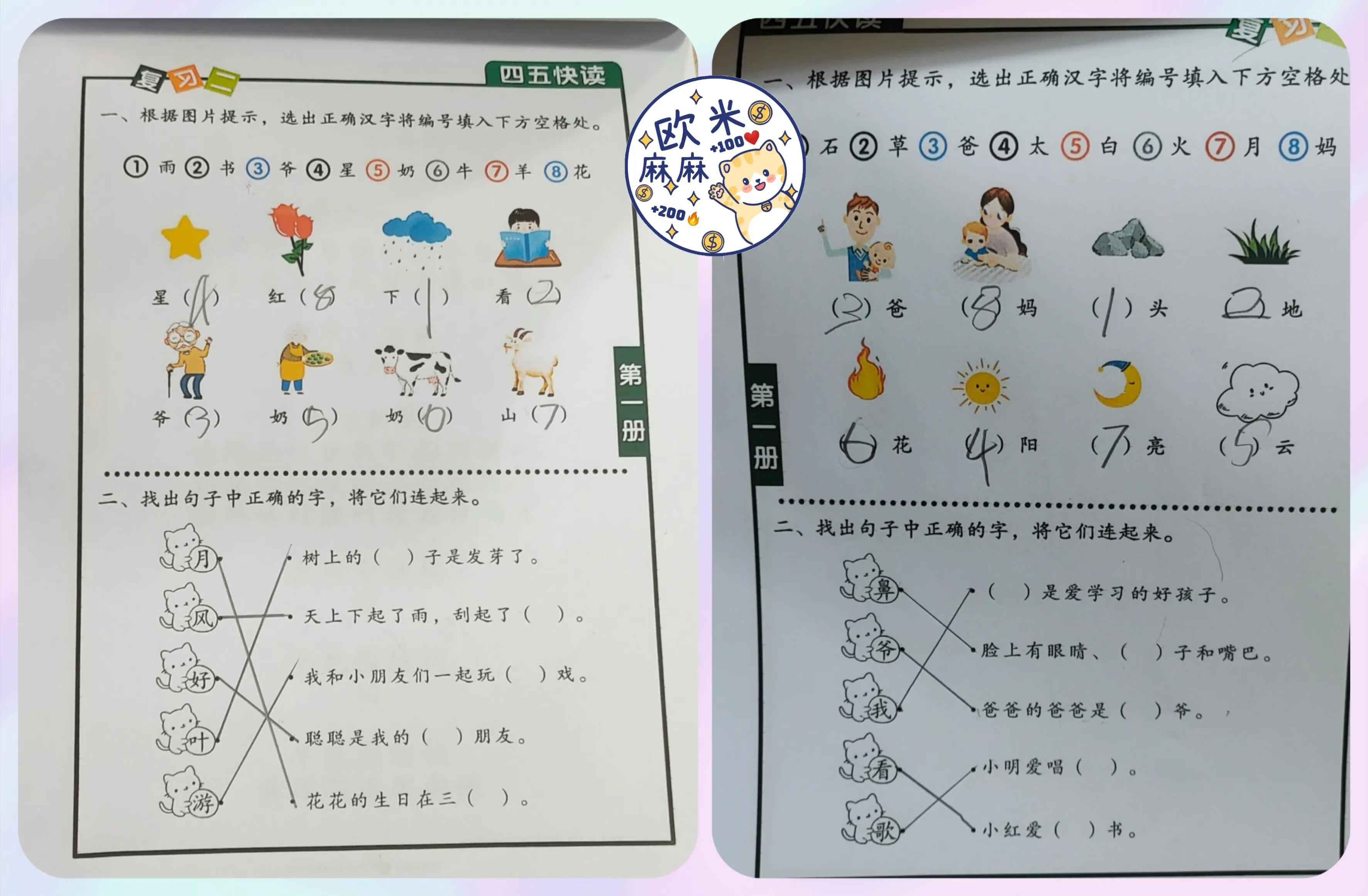 识字训练册(识字课堂)