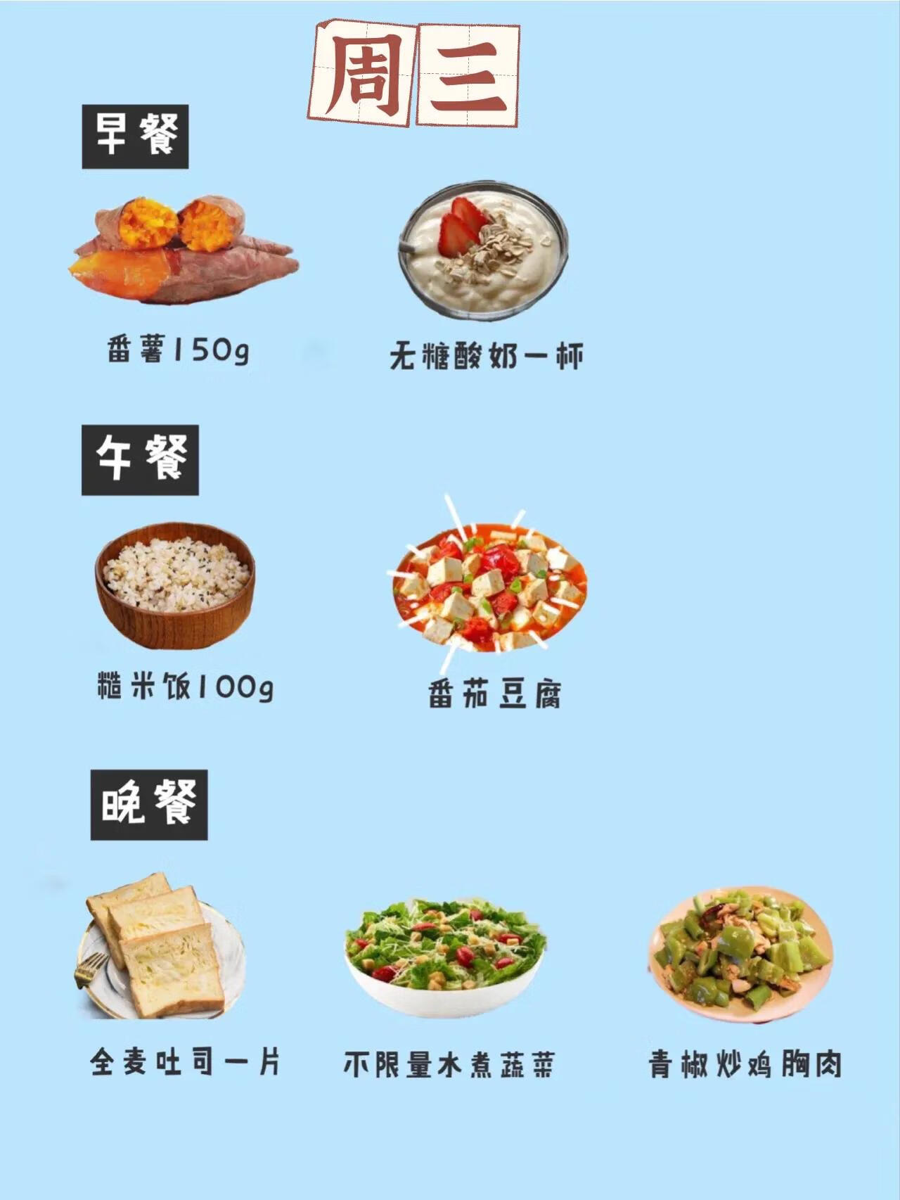 一星期减肥餐食谱(一星期减肥10斤的食谱)