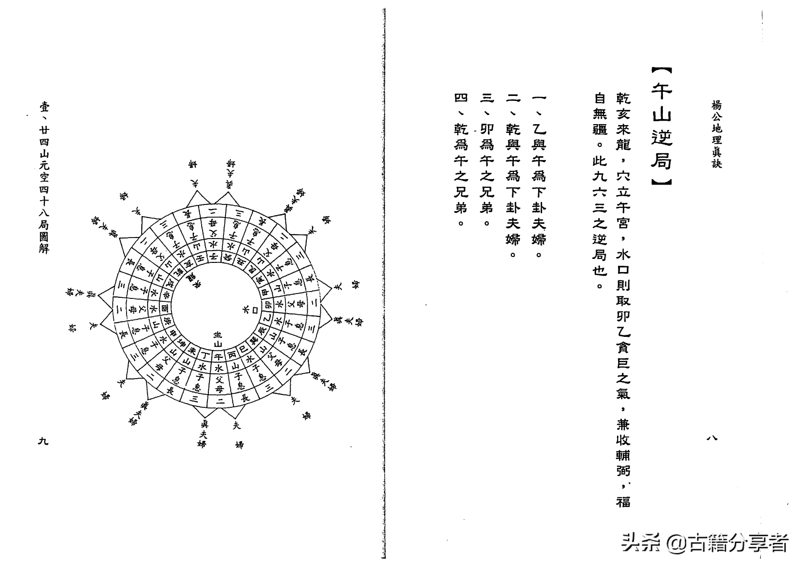 杨公风水掌诀(杨公风水秘诀)