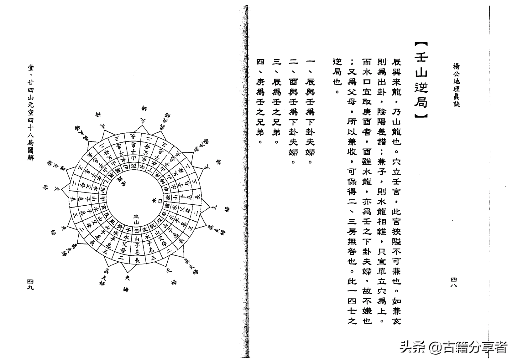 杨公风水掌诀(杨公风水秘诀)