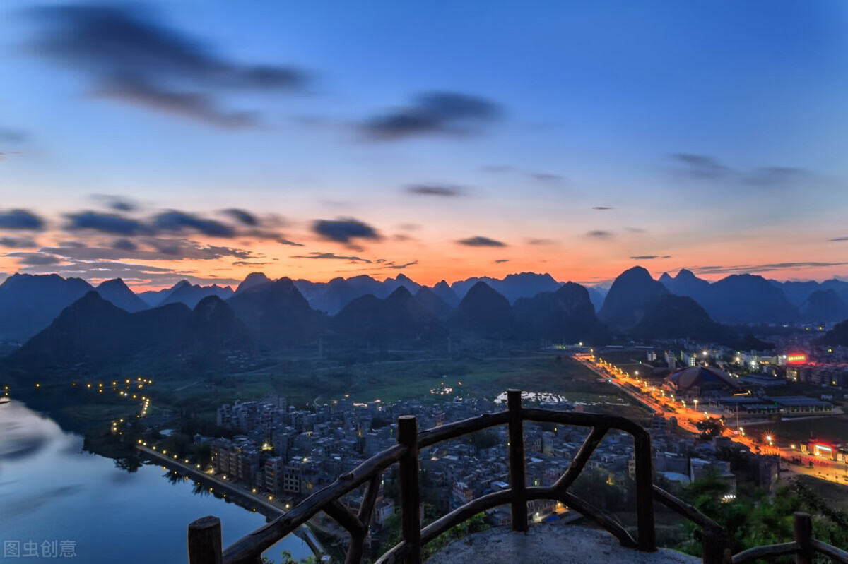 广西田阳县城的风水(田阳县城地图)