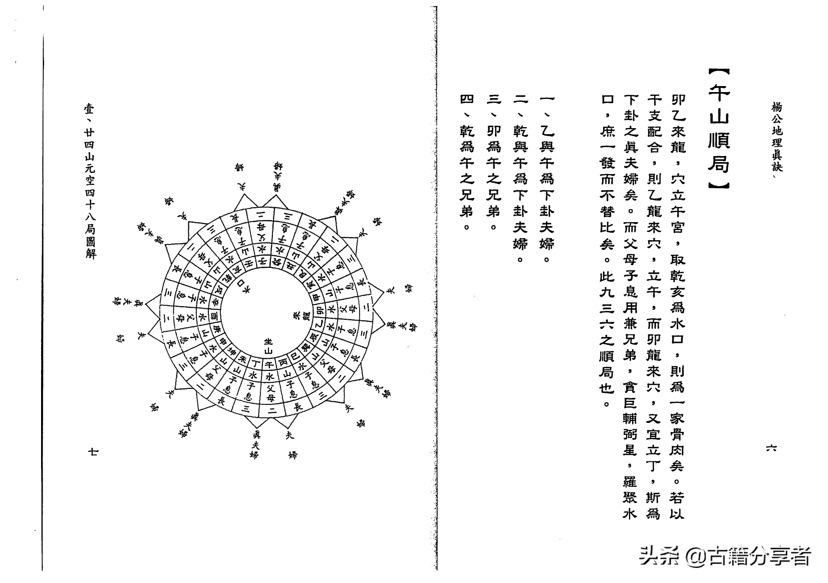 杨公风水掌诀(杨公风水秘诀)