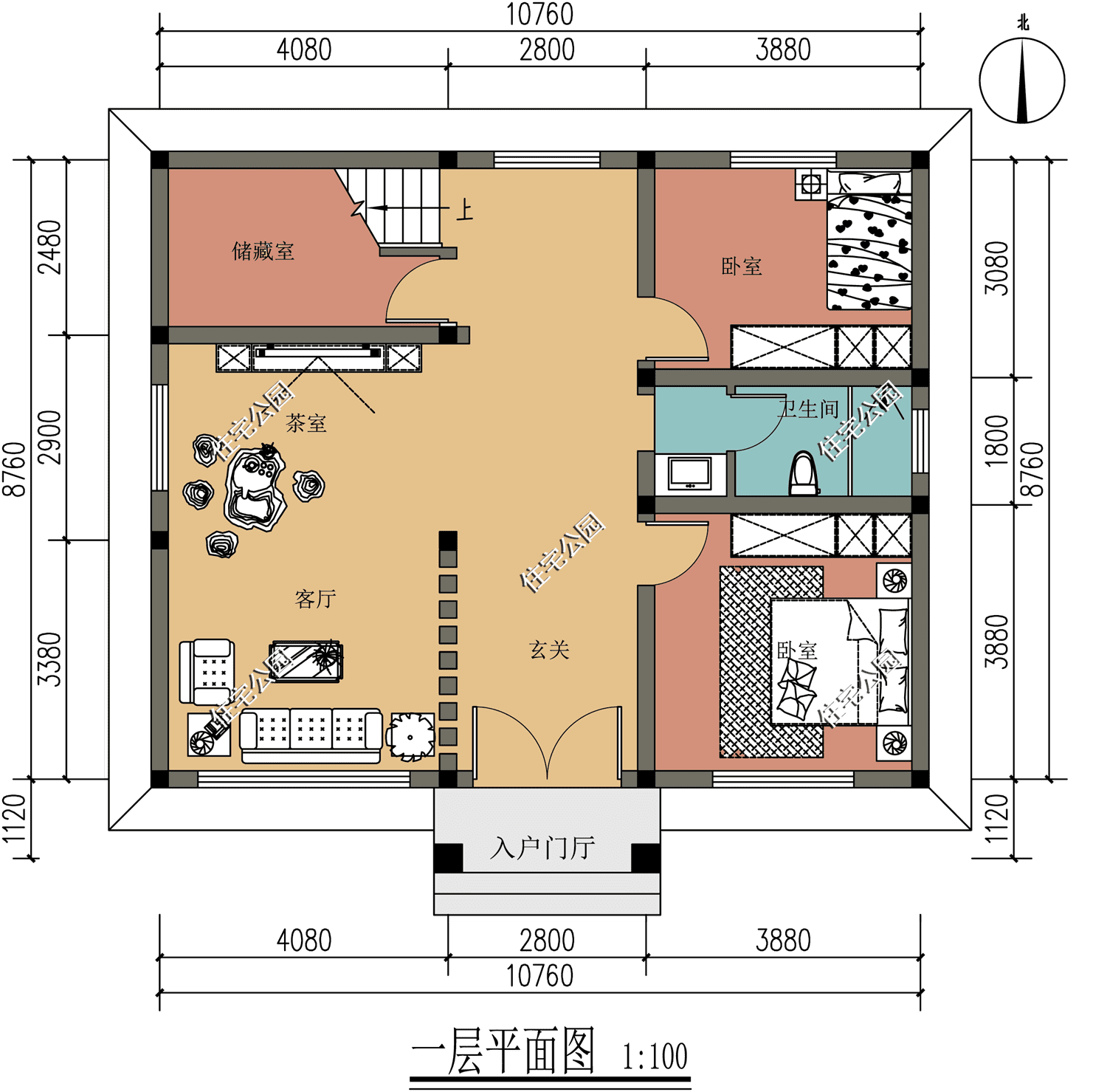 自建房布局 风水图片