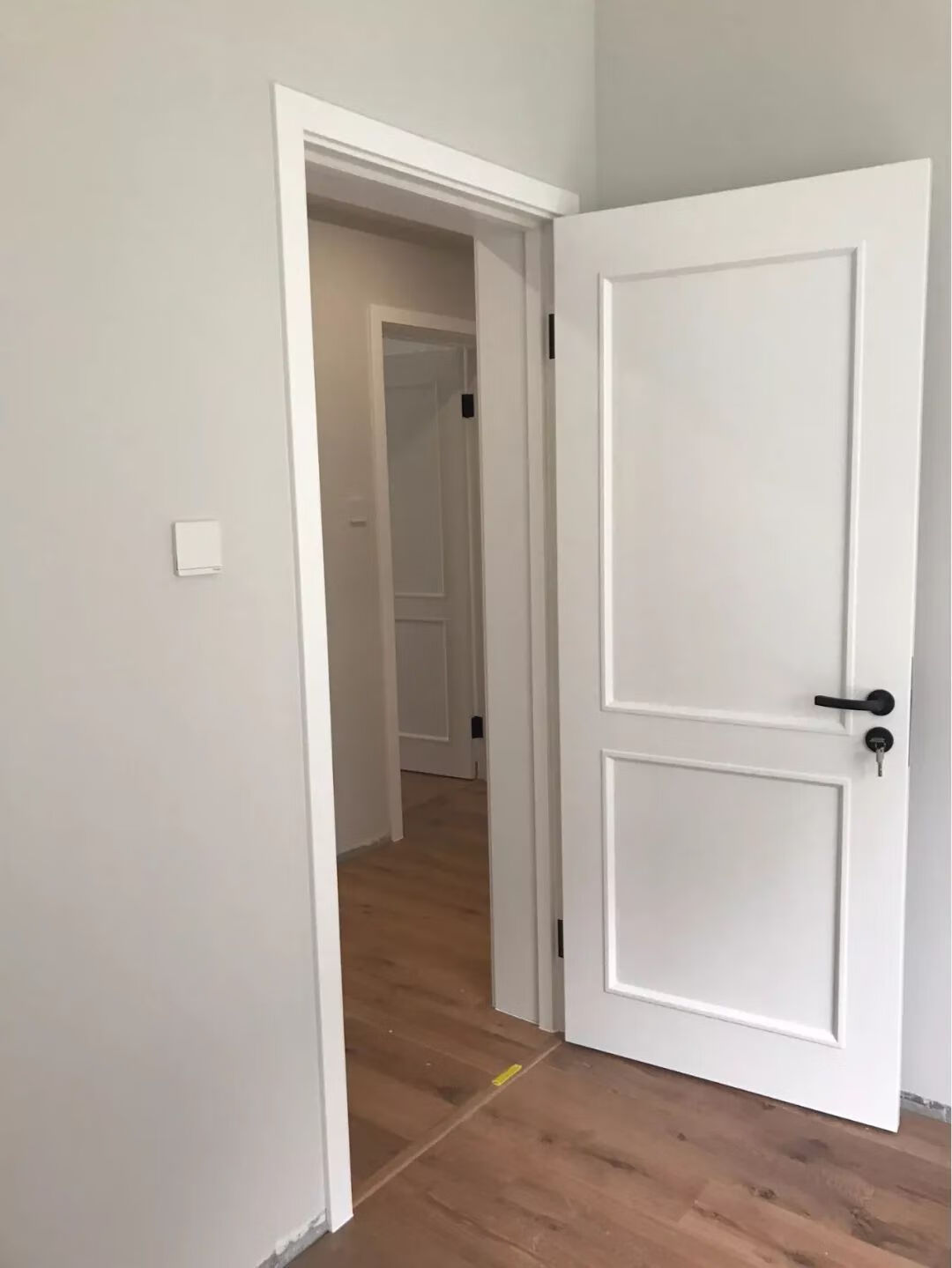两间卧室门对门怎么办图片