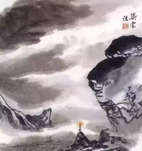 烟雾山水画(山水画风水有什么讲究)