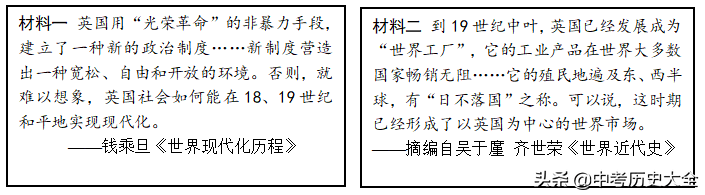 2021——2022年九年级历史经典测试题