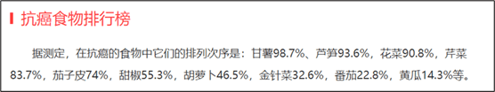 抗癌食物排行榜,第一名竟然是它(十大抗癌食物排名)