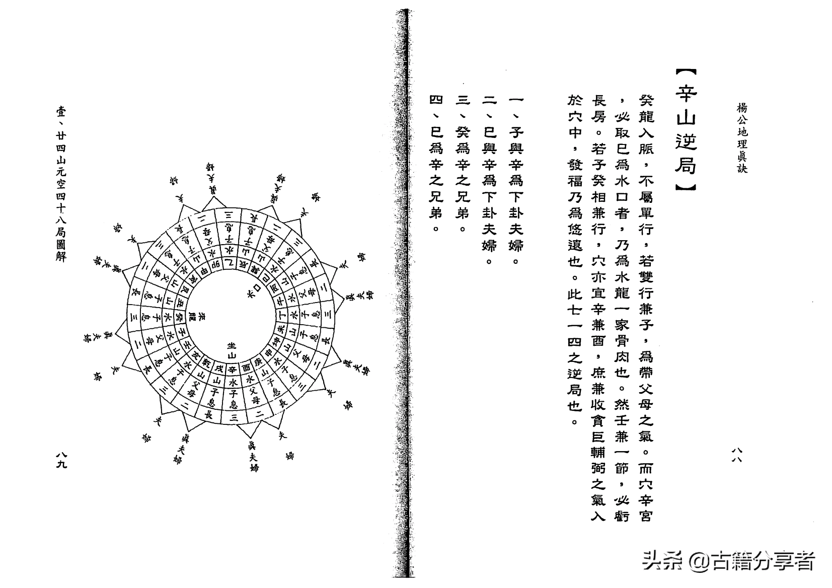 杨公风水掌诀(杨公风水秘诀)