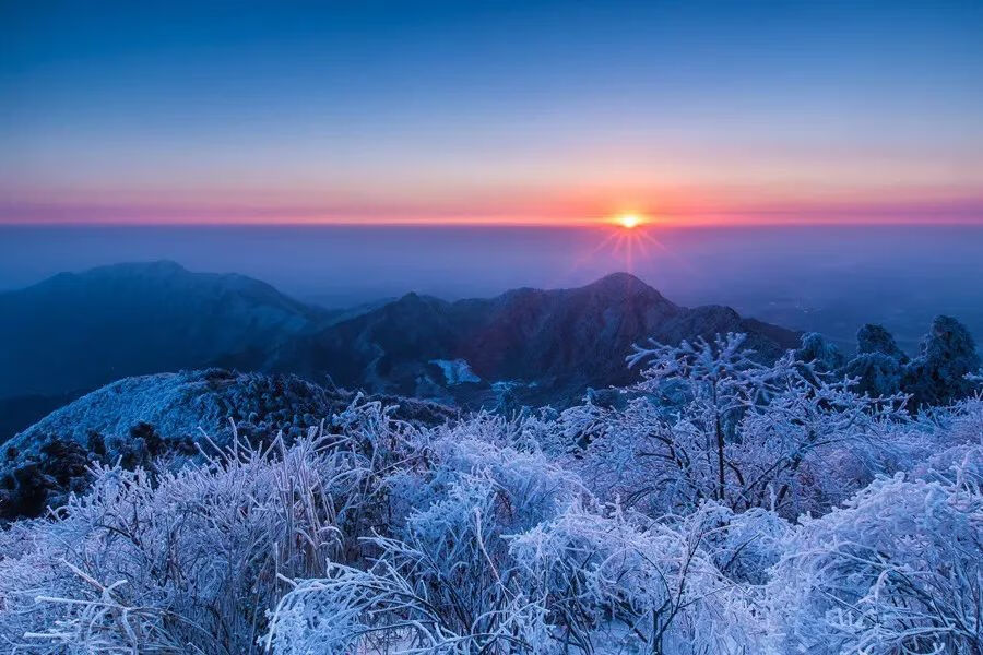 三山五岳风景图片(中国三山五岳地图)