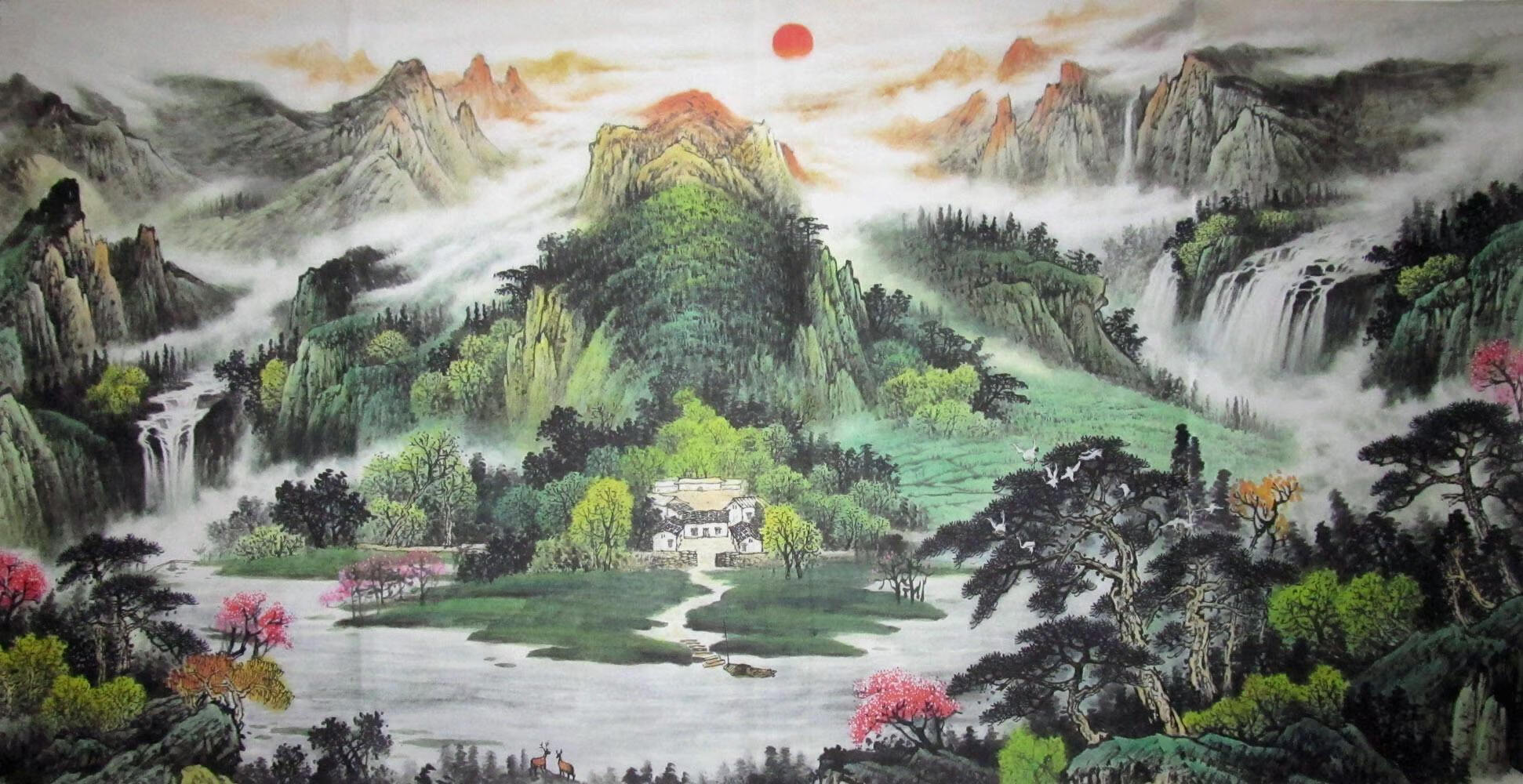 中国传统的理想居所:看看你的家乡可是这样的风水宝地!