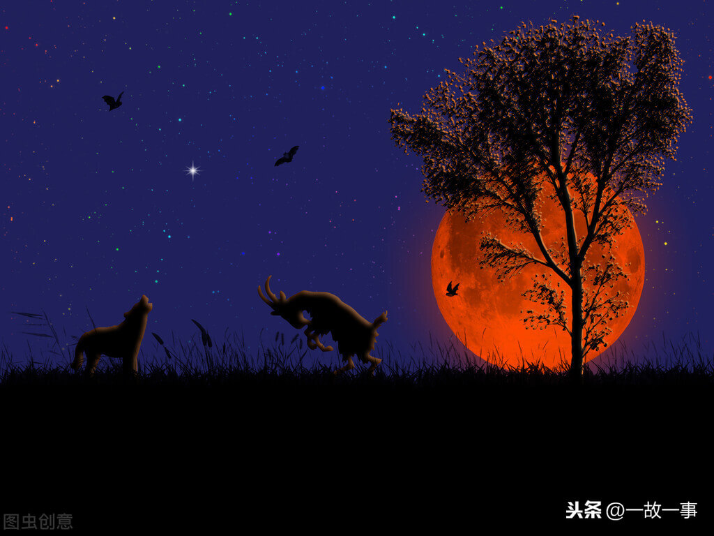 天狗食月的故事二十字