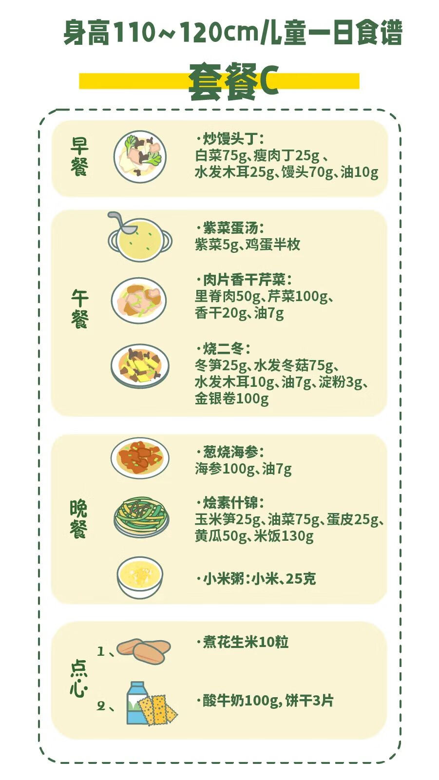 7岁儿童长高食谱(有助孩子长高的营养食谱)