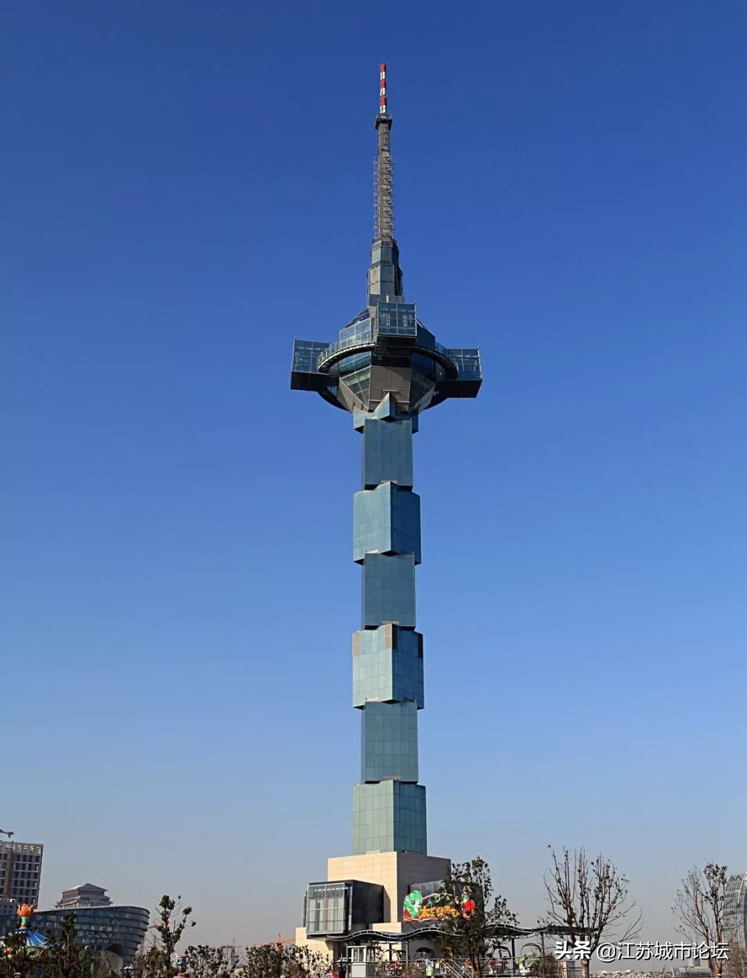 盐城广播电视塔盐城大铜马是国民革命军新编第四军重建军部纪念塔的