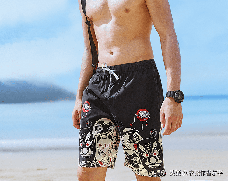 沙滩裤(开裆裤)